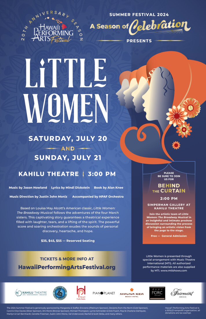 Behind the Curtain Little Women (7/20) Hawaii Performing Arts Festival